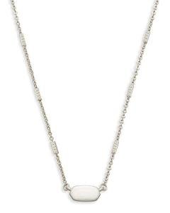 Kendra Scott Silver Fern Pendant Necklace for Women
