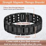Men's Copper Magnetic Bracelet and Ring Set