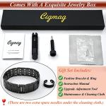 Men's Copper Magnetic Bracelet and Ring Set