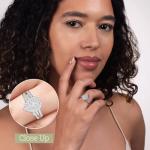 Lab Grown Diamond Pear Shape Engagement Ring