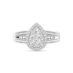 Lab Grown Diamond Pear Shape Engagement Ring