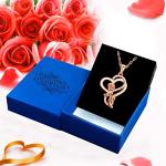 Rose Gold Heart Necklace - Perfect Gift for Her