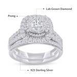 Stunning Lab Grown Diamond Bridal Ring Set
