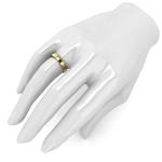 Unisex Solid 14k Yellow Gold Wedding Band 4mm