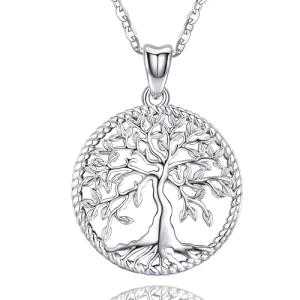 Tree of Life Necklace - Sterling Silver Pendant