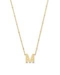 Kendra Scott Gold Letter M Pendant Necklace
