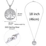 Tree of Life Necklace - Sterling Silver Pendant