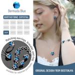 Infinity Love Birthstone Heart Necklace in Sapphire