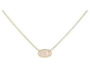 Kendra Scott Grayson Rose Quartz Pendant Necklace