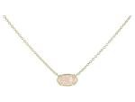 Kendra Scott Grayson Rose Quartz Pendant Necklace