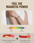Jecanori Copper Magnetic Bracelet for Women, Adjustable