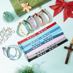 XunYee 160 Pcs Adjustable WWJD Christian Bracelets