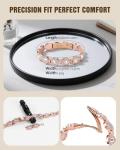 Jecanori Copper Magnetic Bracelet for Women, Adjustable