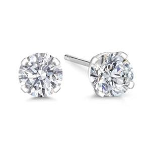 14K Gold Lab Grown Diamond Stud Earrings