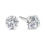 14K Gold Lab Grown Diamond Stud Earrings