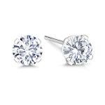14K Gold Lab Grown Diamond Stud Earrings