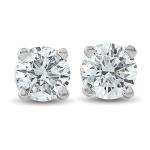 1/3 CT White Diamond Studs in 14k Gold