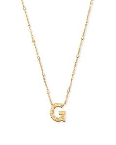 Kendra Scott Gold Letter G Pendant Necklace