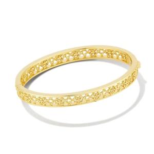 Kendra Scott Gold Plated Kelly Bangle Bracelet