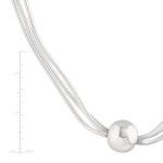 Silpada Multi-Strand Bead Necklace in Silver