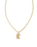 Kendra Scott Gold Letter E Pendant Necklace