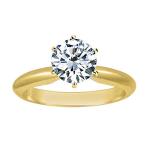Lab Grown Diamond 6 Prong Engagement Ring