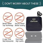 Moissanite Stud Earrings in Gold Colored Sterling Silver