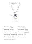 Dazzling Moissanite Necklace with Starry Chain