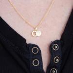 Angel Studios Small Pendant Necklace in Gold