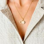 Angel Studios Small Pendant Necklace in Gold