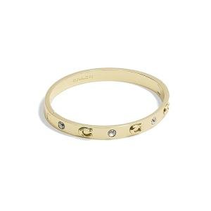 Coach Women's C Logo Hinged Bangle Bracelet