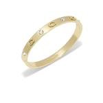 Coach Women's C Logo Hinged Bangle Bracelet