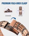 Men's Adjustable Magnetic Copper Bracelet with Clasp