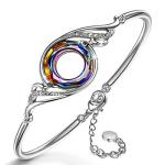 Kate Lynn Phoenix Crystal Bangle Bracelet for Women