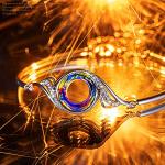 Kate Lynn Phoenix Crystal Bangle Bracelet for Women