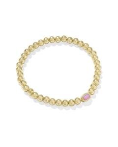 Kendra Scott Mini Elaina Gold-Plated Stretch Bracelet