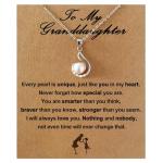 Silver Pearl Necklace for Granddaughter's Special Moments