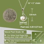 Silver Pearl Necklace for Granddaughter's Special Moments