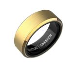 24K Gold Plated Beveled Comfort Fit Wedding Band