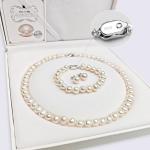 VIKI LYNN Freshwater Pearl Necklace, Bracelet, Earrings Set