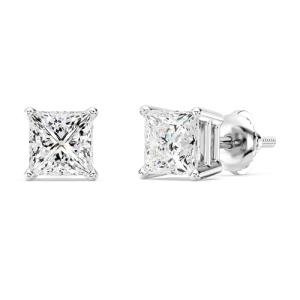 14KT White Gold Lab-Grown Diamond Stud Earrings