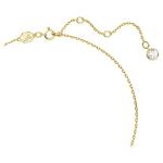 Swarovski Green Pear-Cut Pendant Necklace in Gold