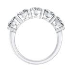 14K White Gold Lab Grown Diamond Anniversary Band