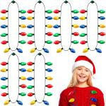 Christmas Light-Up Necklace with 12 LED Bulbs