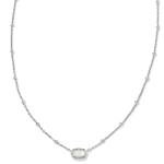 Kendra Scott Mini Elisa Pendant Necklace in Ivory