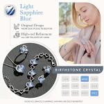 Infinity Love Heart Birthstone Bracelet for Women