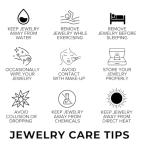 1/5 CT Diamond Wedding Ring Set in Silver