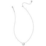 Kendra Scott Mother-of-Pearl Volleyball Pendant Necklace