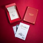 14K White Gold Moissanite Engagement Ring 4.3ct