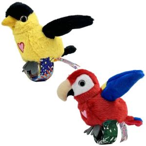 Bird Plush Toy Birds - Oriole & Red Parrot